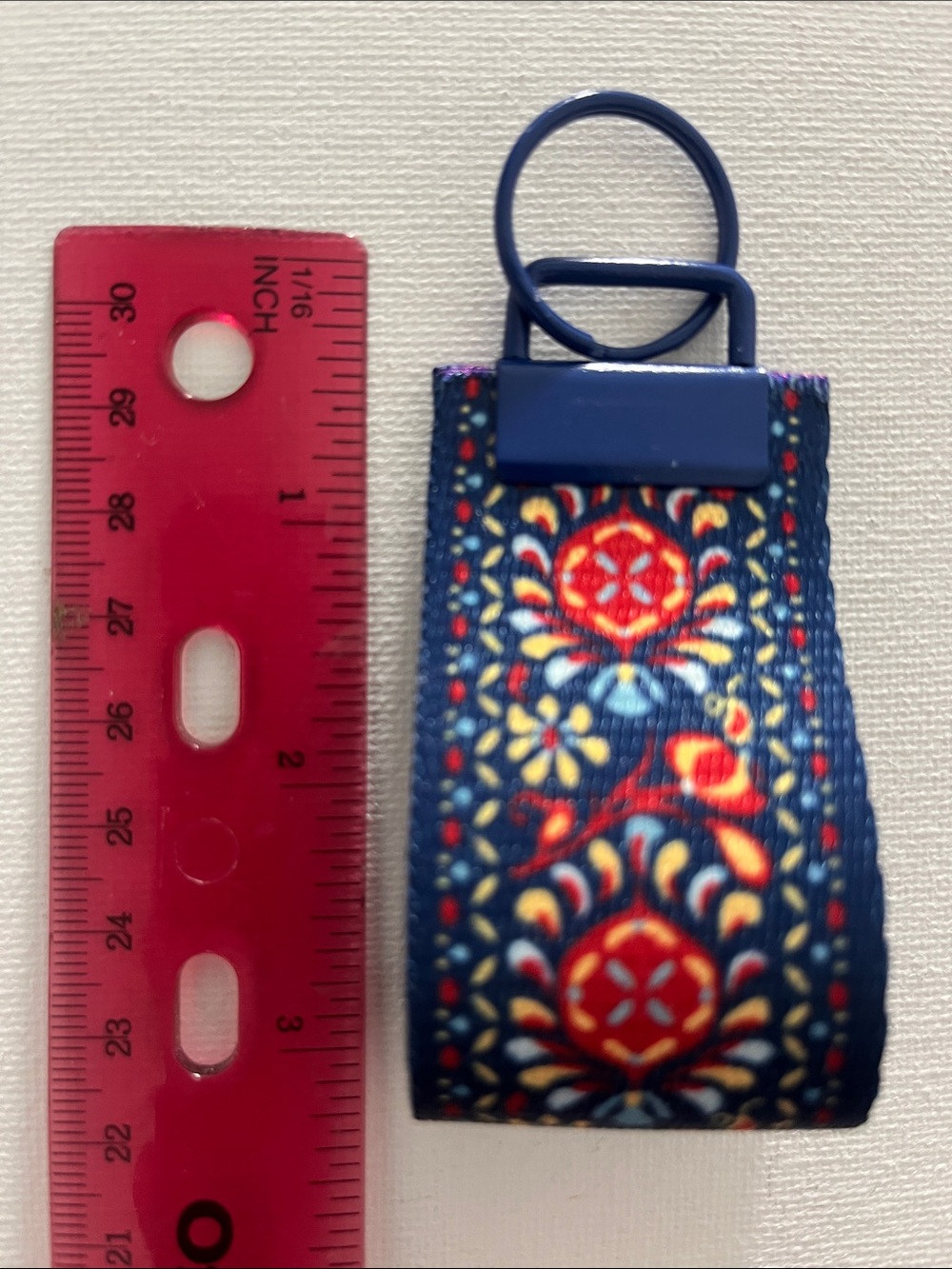 6 pc. Vibrant Patterned Purse Backpack Tassels Mini Key Fobs Gifts Fundraising - Picture 5 of 11
